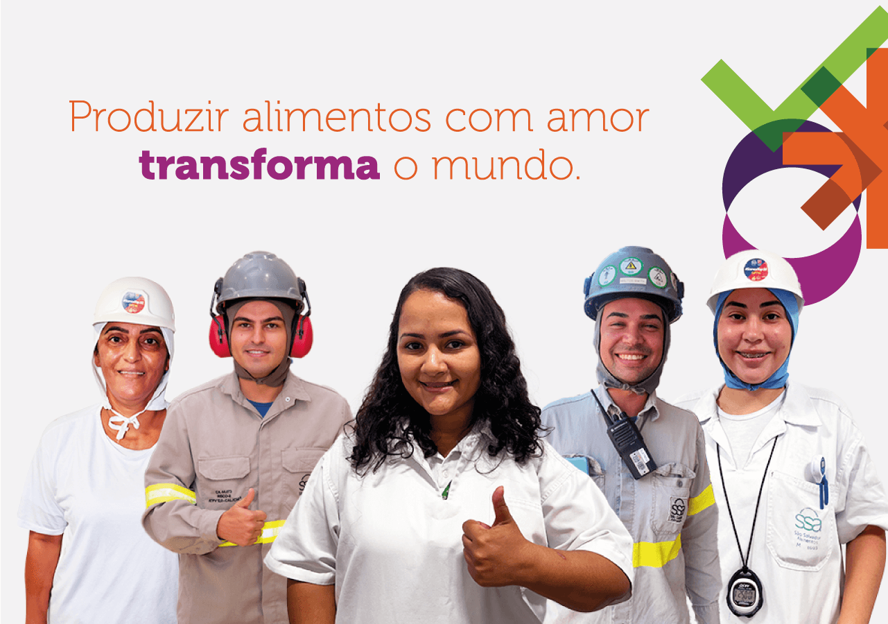 Produzir alimentos com amor transforma o mundo.